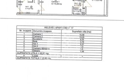 Apartament cu 2 camere, conf 1, semidecomandat, zona Spitalul Judetean - 13