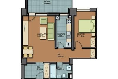 Inchiriem Apartament 2 Camere, Mobilat, Decomandat, Astra - 25