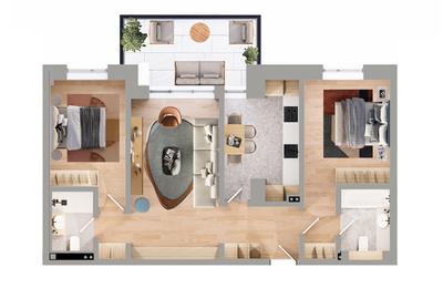 Solid Residence Baba Novac--3 CAMERE LA CHEIE -SMART HOME - INCALZIRE PARDOSEALA - 2