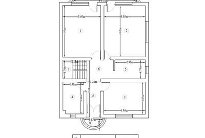 Casă duplex 4 camere cu curte libera de 190 mp – Apărătorii Patriei - metrou - 13
