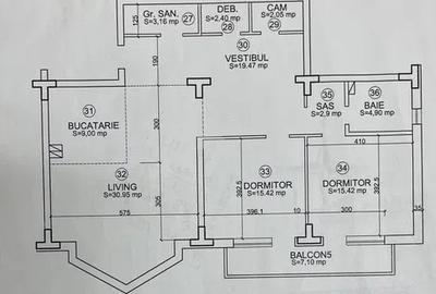3 Camere 113mp Bloc 2009 zona Cug - 5