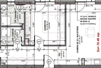 Apartament 3 camere, 2 bai, 2 balcoane, 70mp utili – bloc nou Apahida - 18