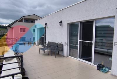 Penthouse 3 camere, 63 Mp+88 Mp terasa, zona Floresti - 1