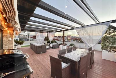 Penthouse cu 7 camere semidecomandat, mobilat în Bună Ziua