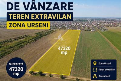 Teren Extravilan - Urseni - 47 730mp - 1
