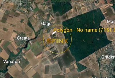Teren extravilan de vanzare – Moara Vlasiei, Gagu, Ilfov – 7.151 mp - 7