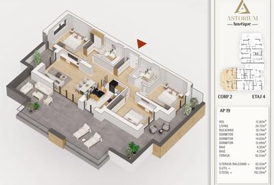 Apartament 4 Camere Generos cu Design Elegant Comision 0% - 3