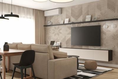 Apartament cu 2 camere semidecomandat în Aviației