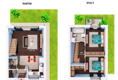 Vilă modernă 3 camere cu grădină privată – Cosmopolis - 18