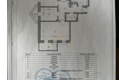Apartament 3 camere, complet echipat, Apollo Residence, acces metrou - 17