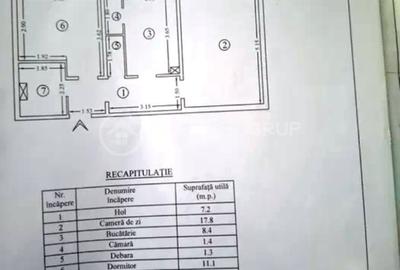 Etaj 1 | Apartament 2 camere - Dacia | 54mp + CT - 10