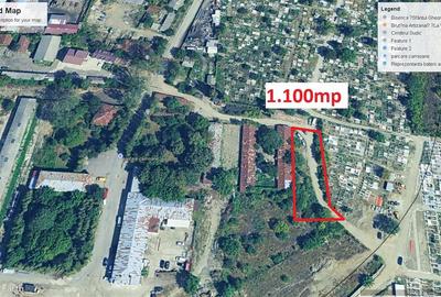 Teren 1.100mp intravilan curti constructii de vanzare in zona COMAT - 2