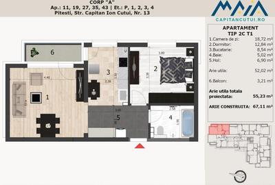 Apartament nou | Finisaje premium | Pitesti Negru Voda | Central | Langa padure - 3