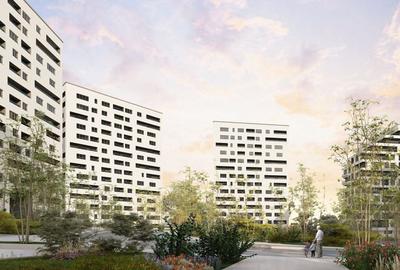 Apartament cu 2 camere (tip 4.3.6) in in turnul T4, livrare 2025