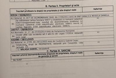 Teren extravilan de vânzare – Dragomirești-Vale | 2.500 mp | Deschidere la drum - 4