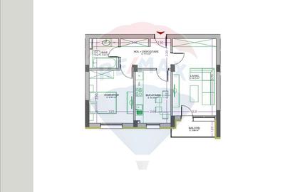 NOU! Apartament 2 camere cu boxa și parcare subterană - 17