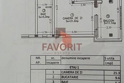 Apartament 1 camera decomandat | 41mp util | 11 mp terasa | Chisoda - 12