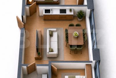 Apartament cu C.F. 3 camere in bloc nou, Mărăști - 1