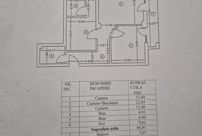 Apartament 3 camere mobilat / nemobilat Bazilescu - 12