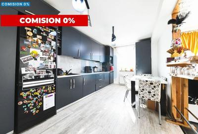 Apartament cu 3 camere semidecomandat, mobilat în Florești