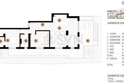 REA1018703 Apartmament modern 3 camere cu gradina proprie I Zona Unirii - 2