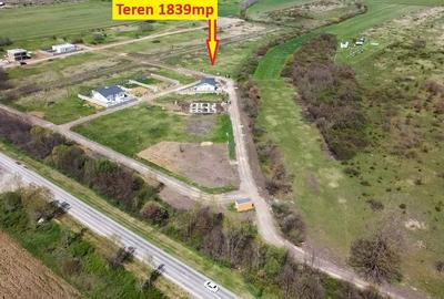 1839mp - Teren de vanzare Mosnita, cu utilitati - 55euro/mp+TVA - 1