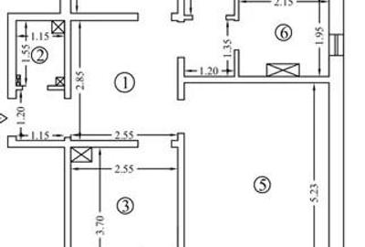 Apartament 3 camere Dacia - Decomandat - 12
