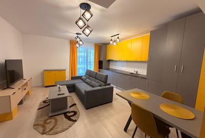 Apartament cu 2 camere semidecomandat, mobilat în Pipera