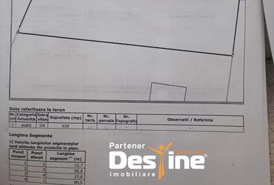 Teren Construcții intravilan de 930 mp, în Miroslava