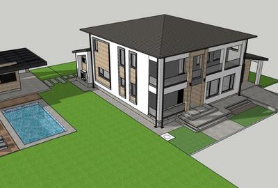 Vilă cu teren de 1.500 mp – arhitectură modernă, spații spectaculoase – Dumbrava - 1