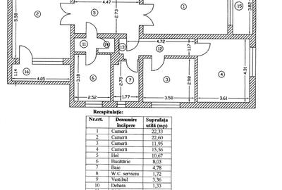 Apartament 4 camere Victoriei, centrala proprie, boxa, garaj, comision 0 ! - 57