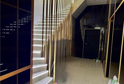 Apartament mobilat si utilat cu 3 camere de inchiriat + gradina 28mp in zona de - 5