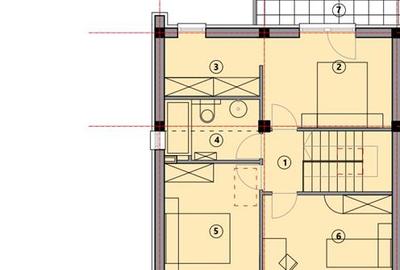 Vila tip duplex in cartier rezidential, 3 dormitoare, 2 bai, pompa de caldura, B - 20