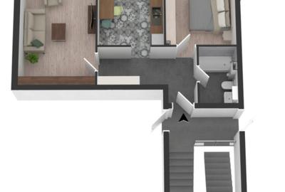 Oportunitate! Apart. finisat cu 2 camere, Apahida, 86000 Eur - 4