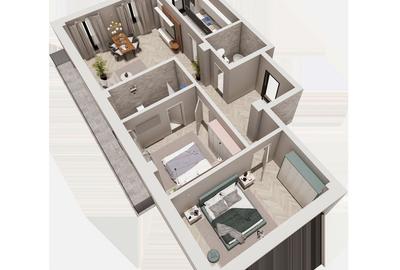 BERLIN 5 | 3 camere – etaj 4, finisaje moderne, loc de parcare inclus - 2