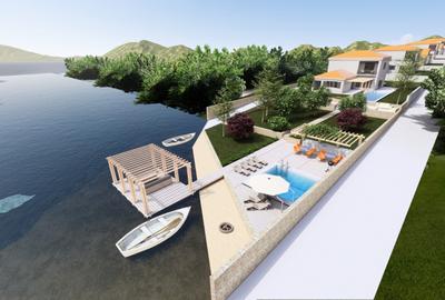 Vilă noua mediteraneană P+1, cartier cu ponton la lac, peninsula Balotesti - 7