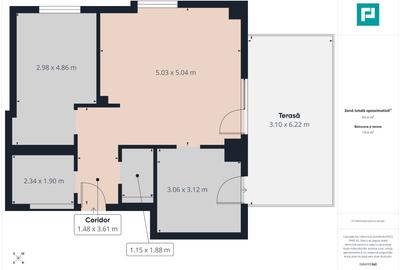 3 camere PREMIUM, terasă 29 mp, gata de mutare - 6