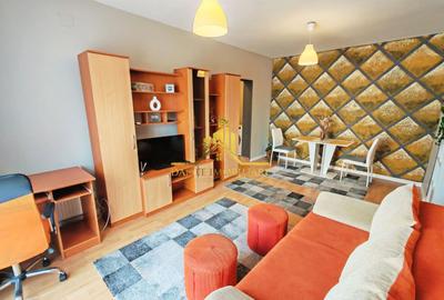 Apartament cu 2 camere semidecomandat, mobilat în Plopilor