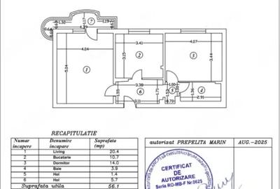 Brancoveanu metrou - 2 camere , posibilitate montare centrala - 5