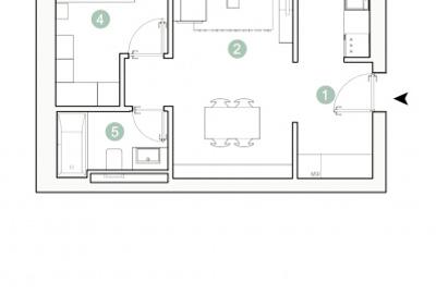 De Inchiriat Apartament 2 camere Avalon Estate Pipera  57 mp + Terasa 8 mp - 5