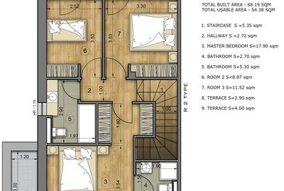 Casă inteligentă tip duplex, GreenDale Residence, P+E, ultramodern, 2026 - 14
