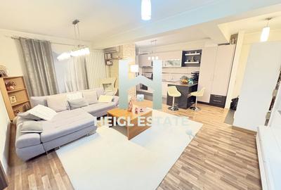 Apartament cu 2 camere semidecomandat, mobilat în Giroc