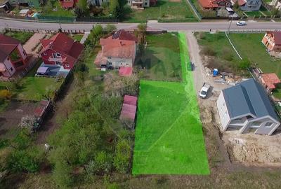 Teren cu autorizatie de constructie la intrare in Chinteni, Comision 0 - 1