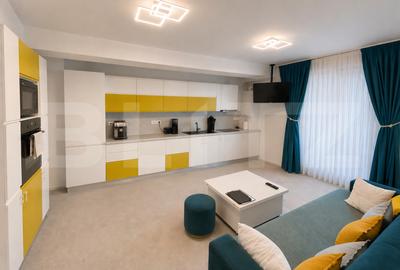 Apartament cu 2 camere semidecomandat, mobilat în Baciu