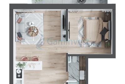 Studio dublu bloc nou in constructie zona Calea Aradului, Oradea V3310E - 2