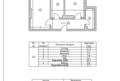 Apartament cu 2 camere, Decomandat, Mutare rapida, Metrou Berceni - 6