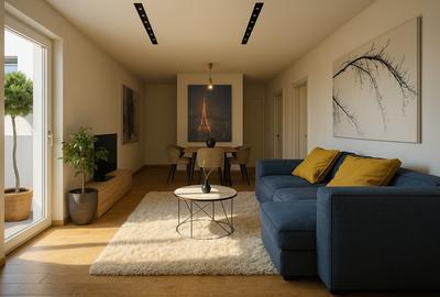 Apartament cu 2 camere decomandat în Tractorul