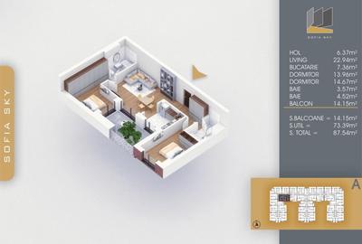 Apartament 3 camere SUPERB,Finalizat,Metrou Nicolae Teclu 8min - 1