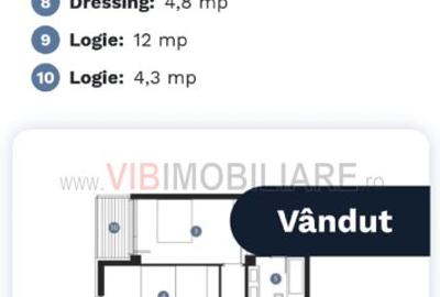 Straulesti 3 camere decomandat mobilat lux bloc 2025 - 14