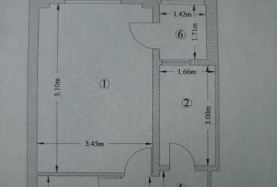 Obor /  Avrig /  garsoniera decomandata/   5 min Metrou / - 6